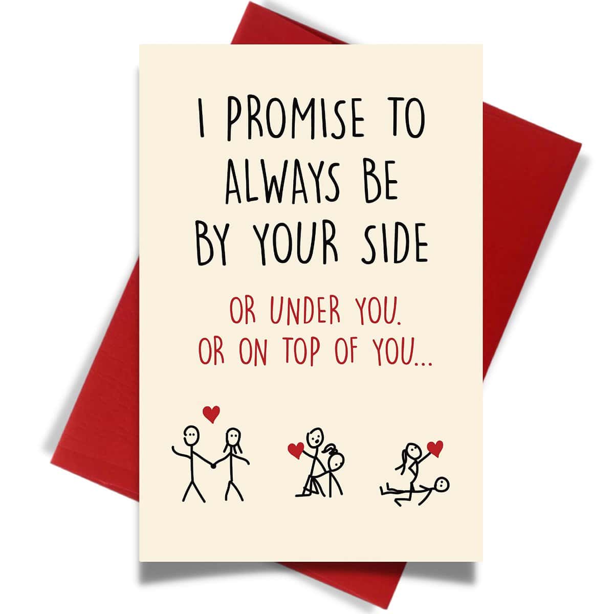 Cheerin Valentine's Day Cards for Him or Her | Naughty Anniversary Card | Gifts for Him or Her | Fun Gift Birthday Card for Husband Wife Boyfriend Girlfriend Men Women