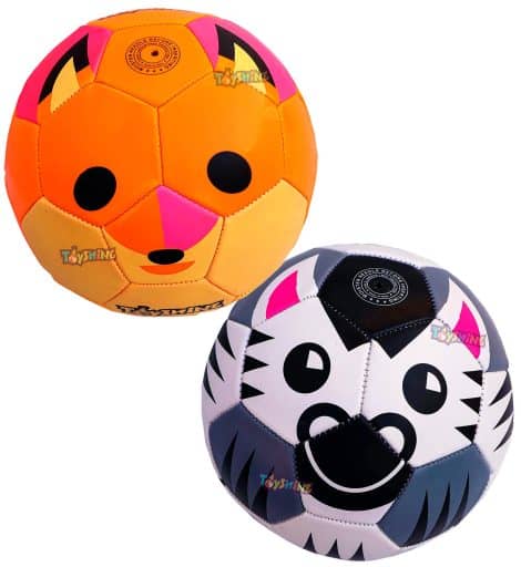 Toyshine Edu-Sports 2 in 1 Kids Football Soccer Educational Toy Ball, Size 3, 4-8 Years Toy – Fox and Zebra. Perfect gift for little Indian athletes!