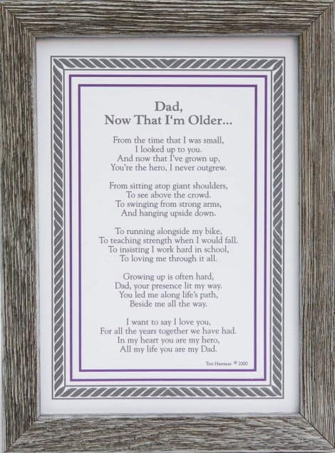 Dear Papa, With Age Comes Wisdom – A Thoughtful Present for Father’s Day, Christmas, or Birthday.