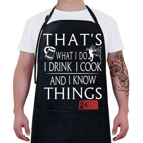 Quirky Aprons for Indian Men, Fathers, Husbands, Friends, and Chefs – Perfect for Gifts on Special Occasions.