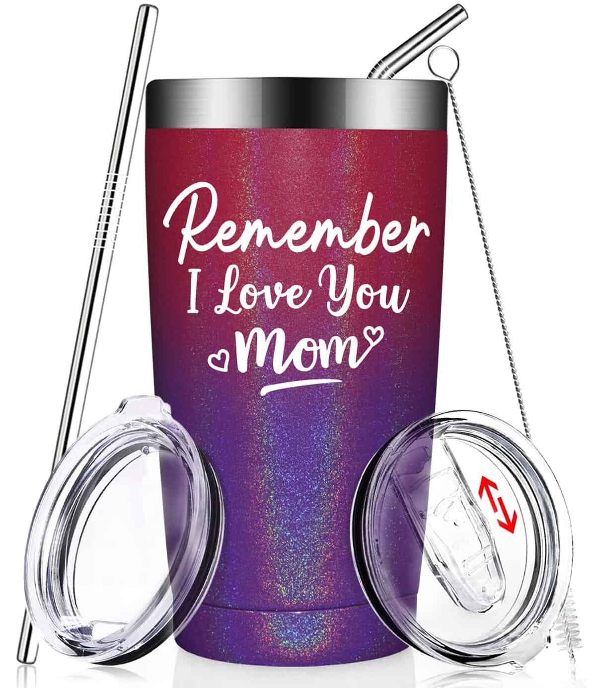 BIRGILT Mom Gifts from Daughter, Son, Kids - Mom Mothers Day Gift - Birthday, Christmas Gifts for Mom, Mommy, New Mom, Mum, Women - 20oz Mom Tumbler