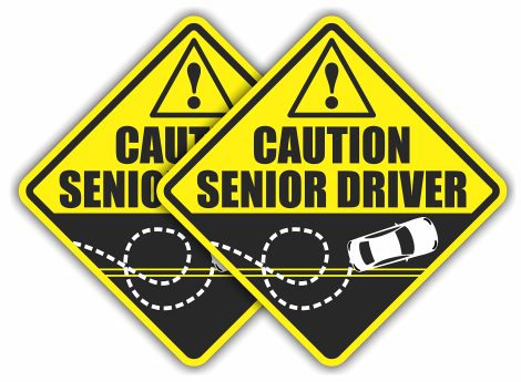 Funny Magnet Sign Prank for Elderly, New and Student Drivers, perfect for Indian humor enthusiasts!