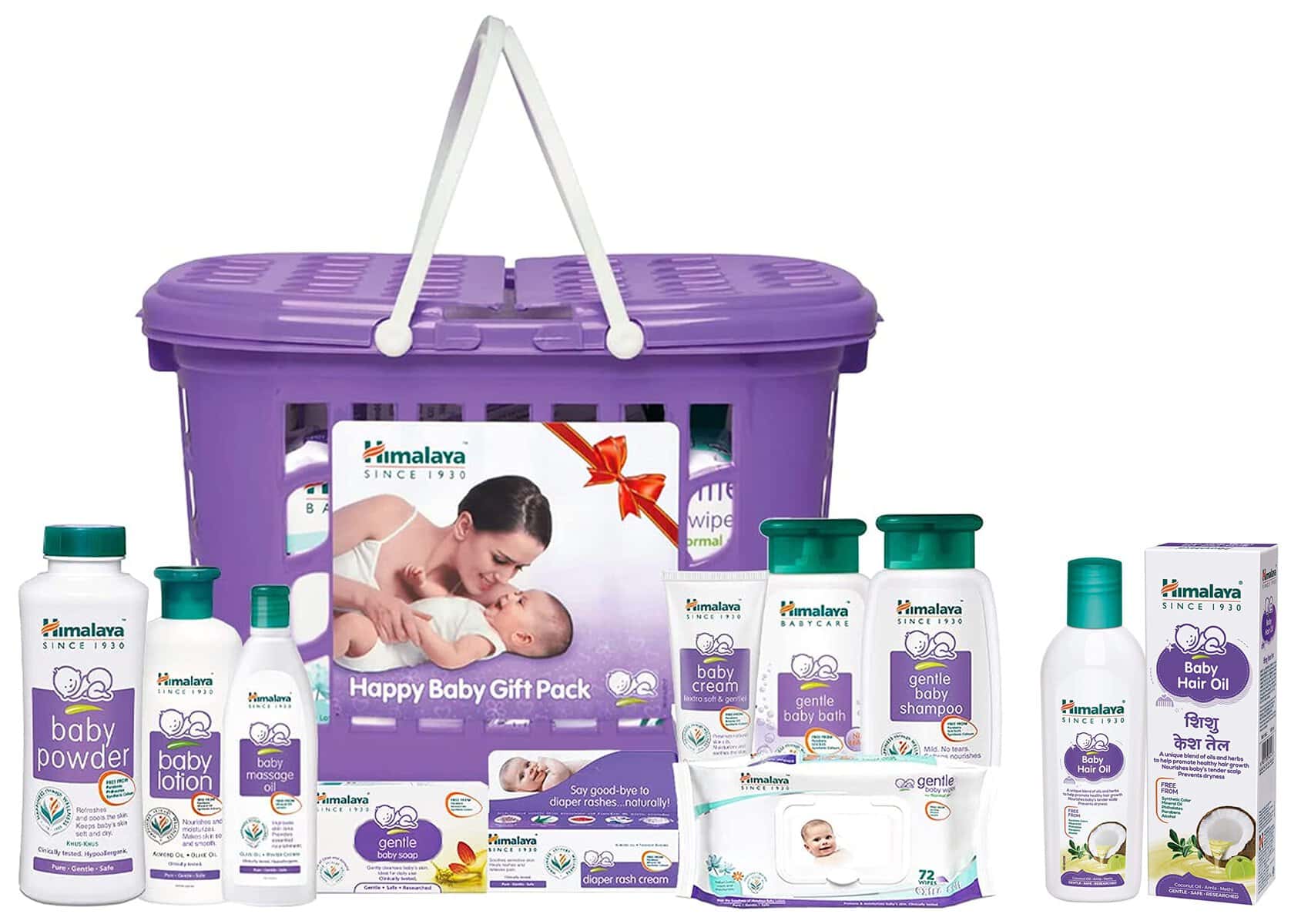 Himalaya Gift Pack & Himalaya Baby Hair Oil 200 ml