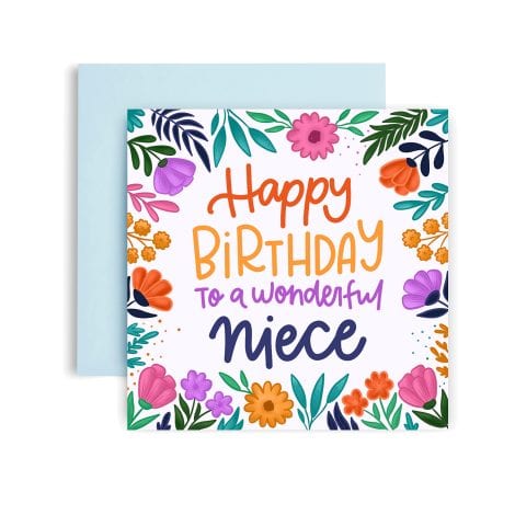 Huxters Birthday Card – Exquisite Mum Birthday Card with Beautiful Floral Design – Ideal Gift for Women.