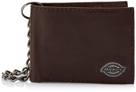 Dickies Men’s Chain Leather Slim Wallet – a stylish and practical accessory for Indian gentlemen.