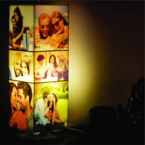 ZOCI VOCI 13 Photos Custom Tower Lamp – Perfect Personalized Birthday Gift for Your Spouse!