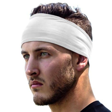 Unisex Sports Headbands: Stay in place with inner grip strip, fit all sizes, and keep you cool. Can be worn under helmets too.