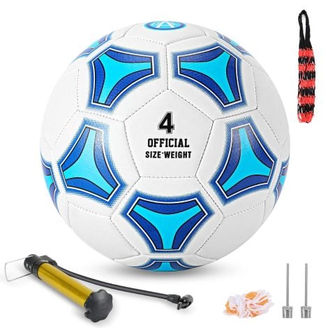 Get the STEEFAN Color Changing Soccer Ball, available in three sizes, perfect for outdoor games! Comes with accessories.