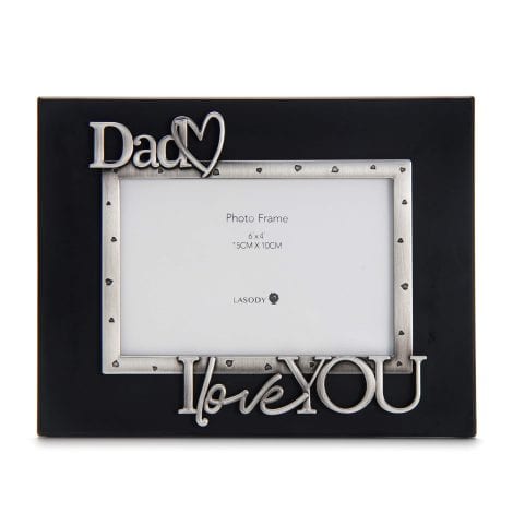 LASODY “Dad I Love You” Picture Frame, a heartfelt gift for Papa, Grandpa, or family members. Display with pride.