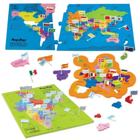 Imagimake: Mapology India and World Maps with Capitals – Learn Capitals and Country Flags – Educational Toy for Kids Above 5 Years, Multicolor
Explore India and the World with Imagimake’s Mapology Maps! Learn capitals and country flags in a fun, educational way. Ideal for kids aged 5 and above. Enjoy vibrant colors.