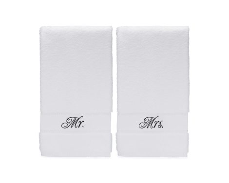 Romantic Aid Hand Towel Set | Perfect Cotton Anniversary Gifts for Indian Couples in Love