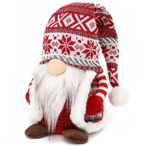 Christmas Gnomes Plush Decor for Home Tiered Tray Tabletop – Perfect festive ornaments in Indian homes.