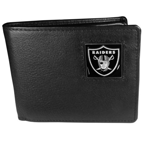 “Get the stylish Leather Bi-fold Wallet of NFL Oakland Raiders, exclusively for Indian consumers!”