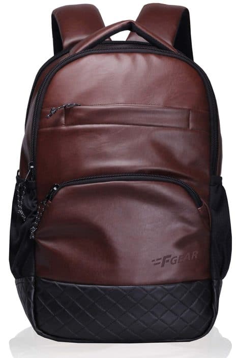 F Gear Luxur Brown Laptop Backpack (25 liters) – Perfect for Indian consumers (2404)