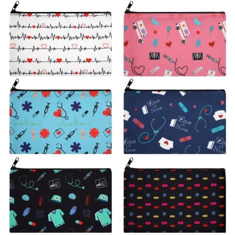 Funny Nurse Travel Bag Organizer Zipper Pouch – Ideal for Nurse Practitioners, a perfect Birthday/Christmas gift.