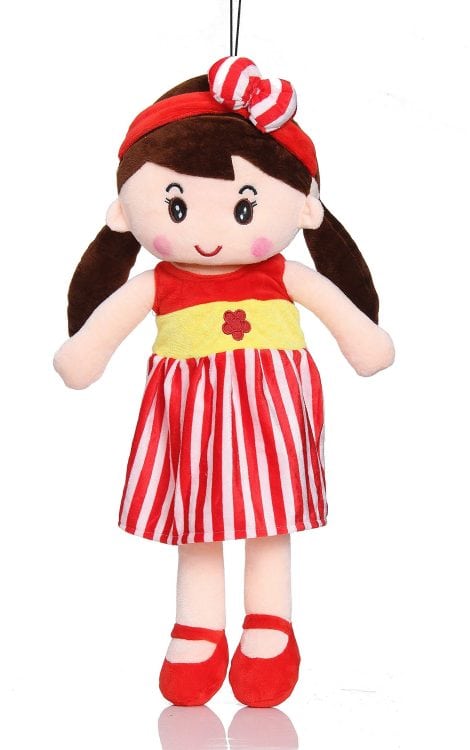 Soft, cuddly MABLE doll with cute features – a safe, fun gift for baby girls to play and cuddle with.