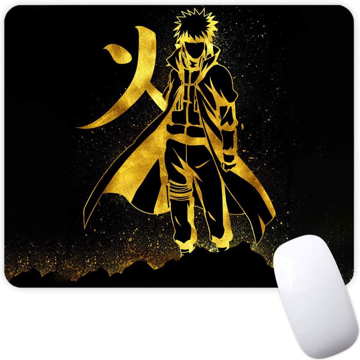 Mouse Pad,Yellow Hair Man Pattern Seamless Waterproof Gaming Anime Gift Mouse Pad Desk Accessories Non-Slip Rubber Mousepad for Laptop and Computer