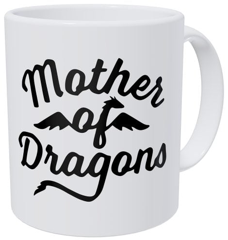 Dragon Queen Mom Mug – 11 oz Coffee Mug for Fun, Inspiration and Motivation – Perfect Gift