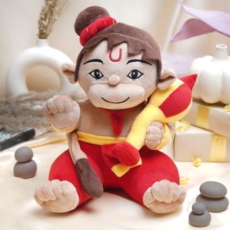 Panda’s Box Baby Hanuman Musical Plush Toy (11 Inches) – Perfect Gift for Babies, Toddlers, and Infants.