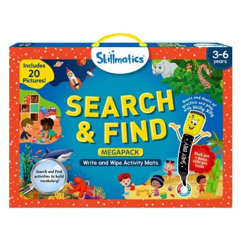 Skillmatics Preschool Learning Activity – Search and Find Megapack Educational Game, Ideal for Indian kids interested in toys, art, craft. Perfect gift for ages 3-6.