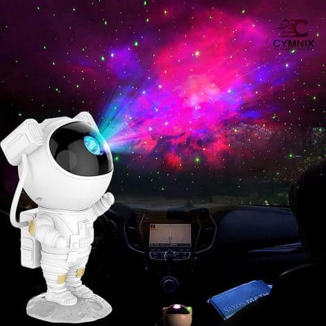 GLOWSERIES Astronaut Lamp: Transform your room into a celestial wonder with starry projector lights, perfect for all ages.