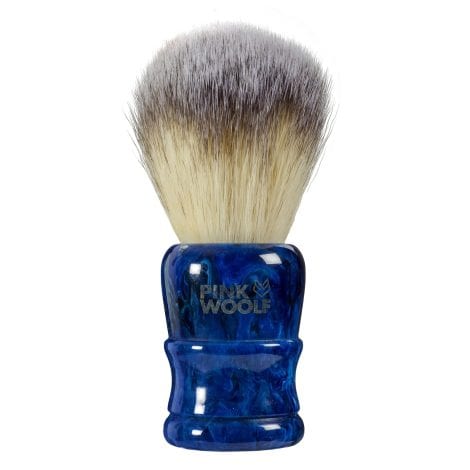 BLUE MONSTER Shaving Brush | Synthetic Bristles & Gloss Resin Handle for the Ultimate Shaving Experience | Ideal Gift for Men.