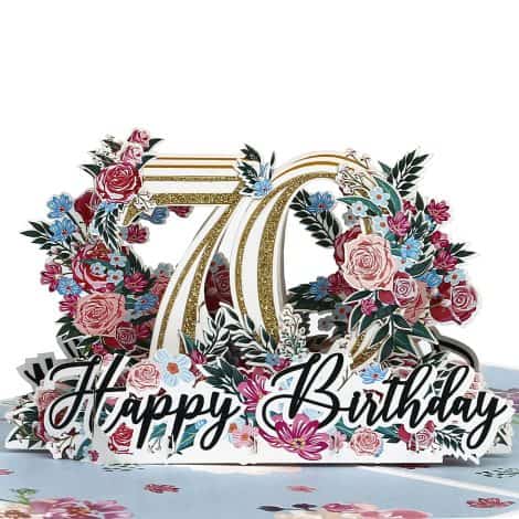 TRUANCE Surprise Card: Celebrate 70th Birthday. Perfect Birthday Gift for Men, Women, Siblings, Parents, and Friends.