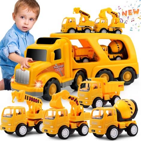 “Nicmore Kids Toys Car for Boys: Fun & Versatile Truck Toy Set for 2-6 Year Olds | Perfect Birthday Gift”