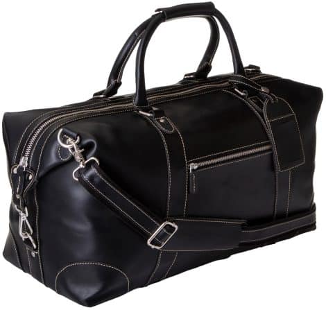 Authentic Buffalo Leather Bag for Men/Women | Spacious Sports Gym Overnight Carry-On | Ideal Gift