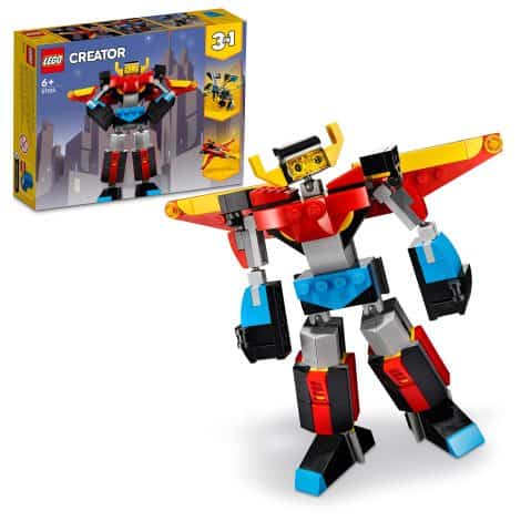 Colorful LEGO Creator 3in1 Super Robot 31124 Building Kit, perfect for Indian consumers, with 159 pcs.