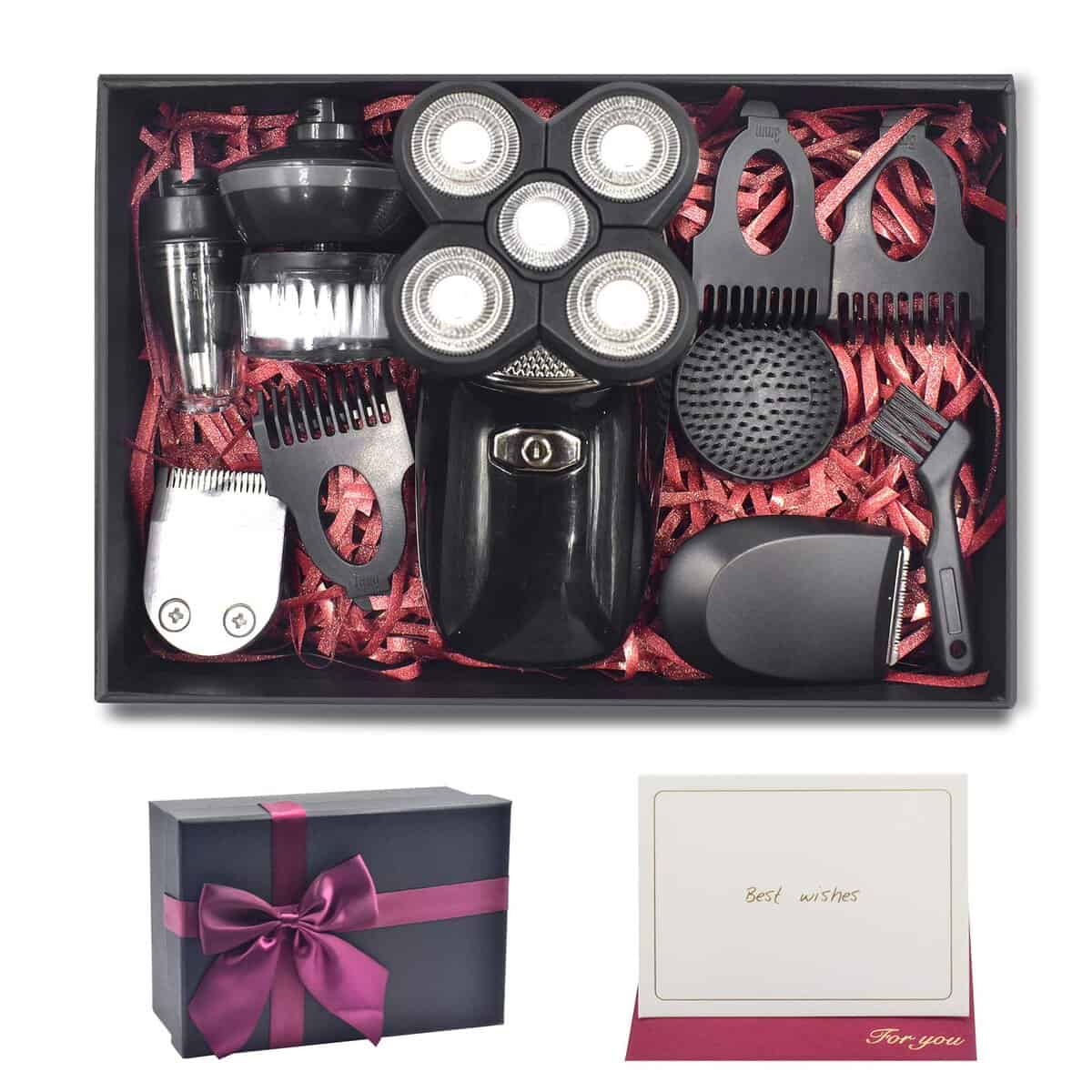 Gifts for Men Boyfriend Husband Him: Electric Shaver for Men & Grooming Kit, Bald Head Shavers for Men, Unique Valentine Christmas Anniversary Birthday Gifts Ideas