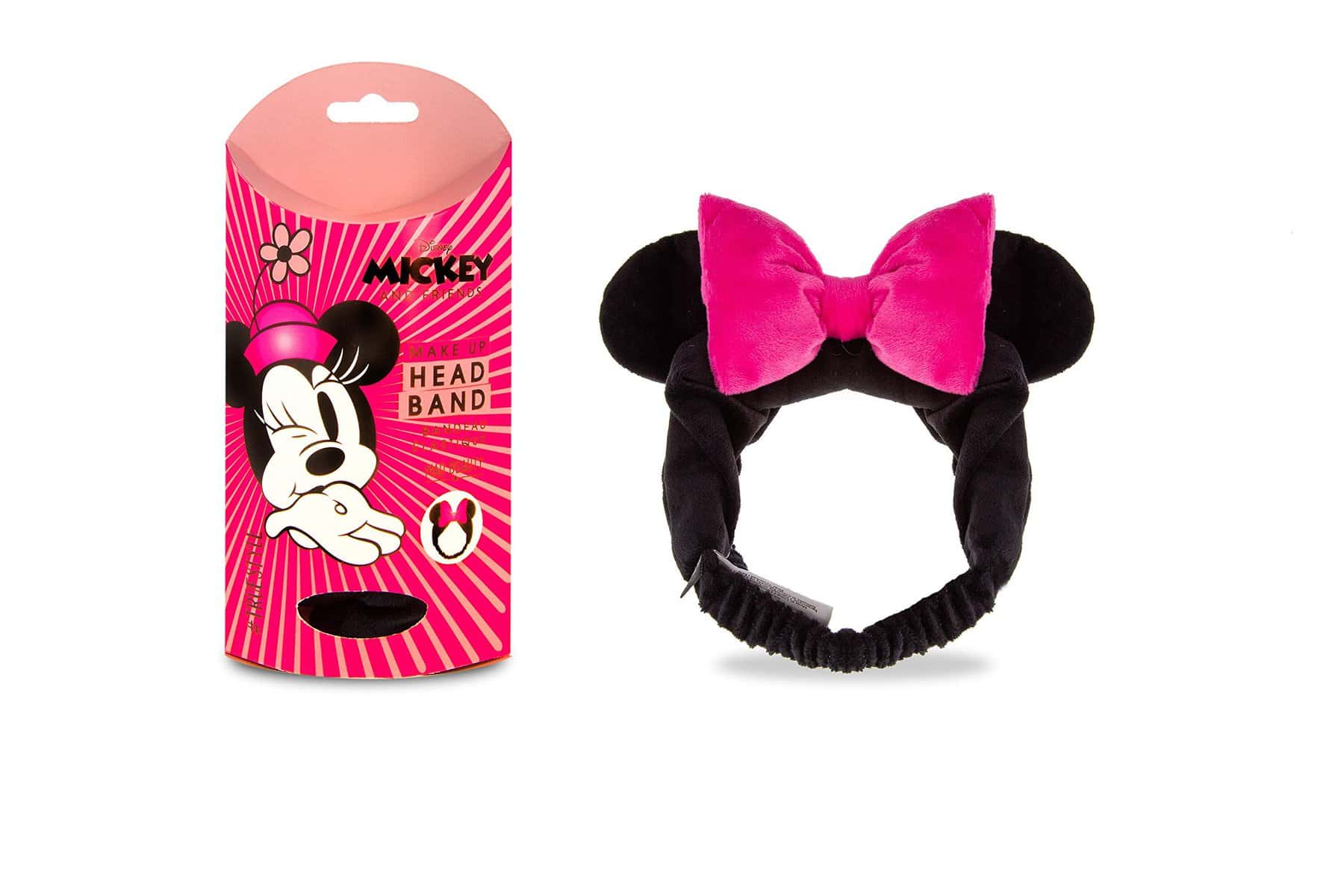 MAD BEAUTY Disney Minnie Mouse Make-Up Headband, Keeps Hair Neatly Tucked Away Out of Face, Comfortable, Soft Costume Headband, Use While Doing Make-Up, Applying Creams, or Face Masks