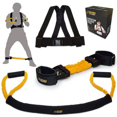 GYRO FITNESS | Shadow Boxer Pro | Complete boxing set with resistance bands, ankle straps, and cuffs for Indian home boxing enthusiasts.