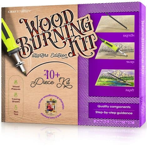 Wood Burning Kit for Kids and Teens – Perfect gift for craft-loving boys and girls in India.